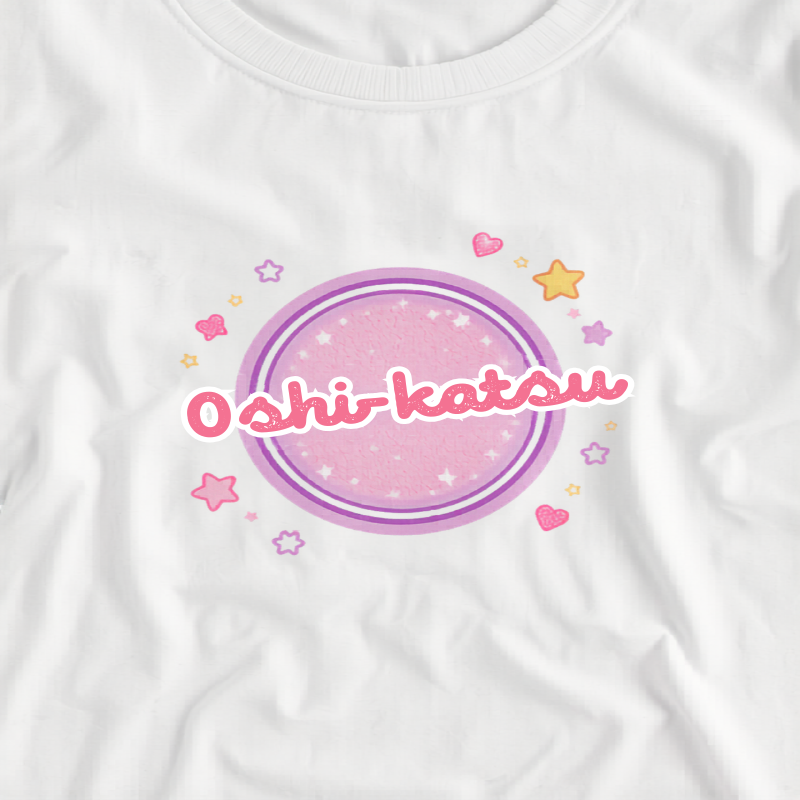 推しカラーのポップなファンメイドTシャツ