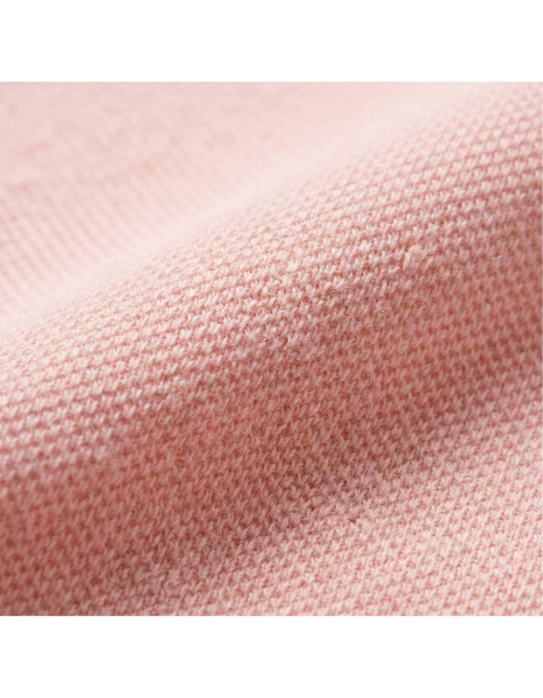 preTTy 00141-NVP T/Cポロシャツ（ポケット無し）（00141-NVP）の生地感（生地感）｜素材:本体：綿65%・ポリエステル35% / リブ：綿60%・ポリエステル40%｜5.8oz（195g/㎡）