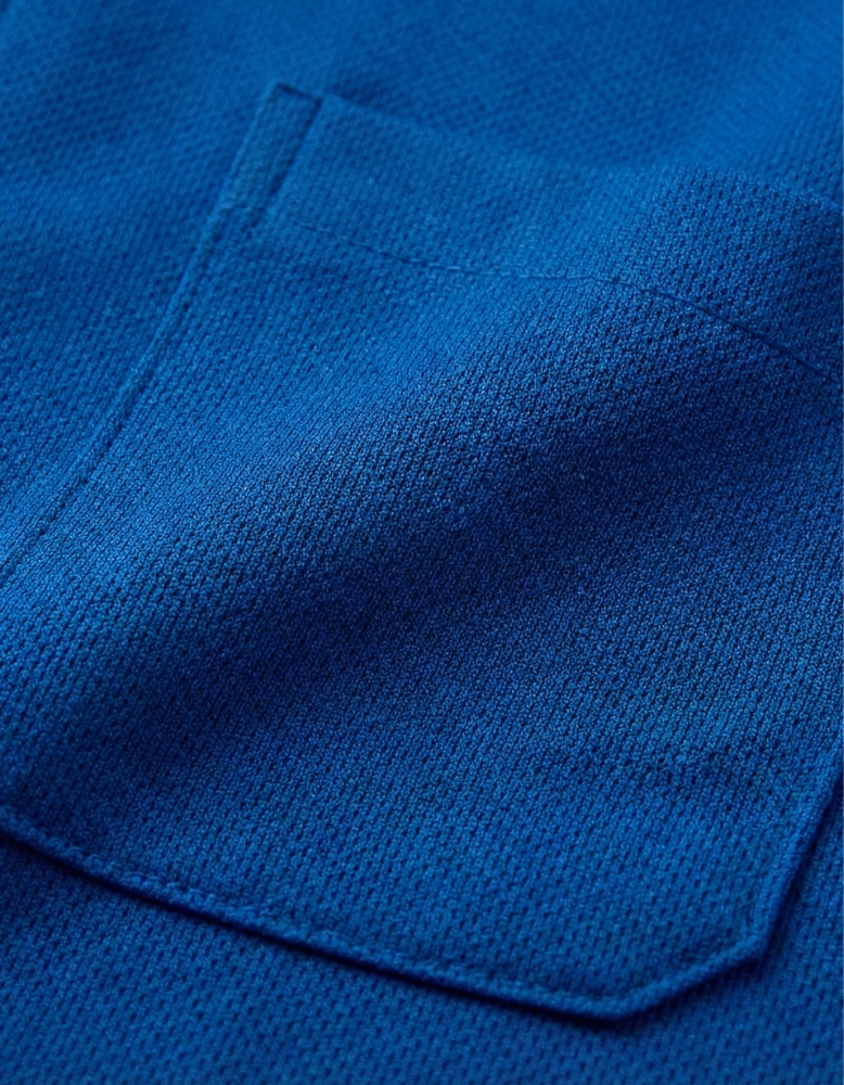 preTTy 00335-ALP 4.4oz ドライ長袖ポロシャツ（ポケット付）（00335-ALP）の生地感（生地感）｜素材:ポリエステル100%（メッシュ）｜4.4oz（150g/㎡）