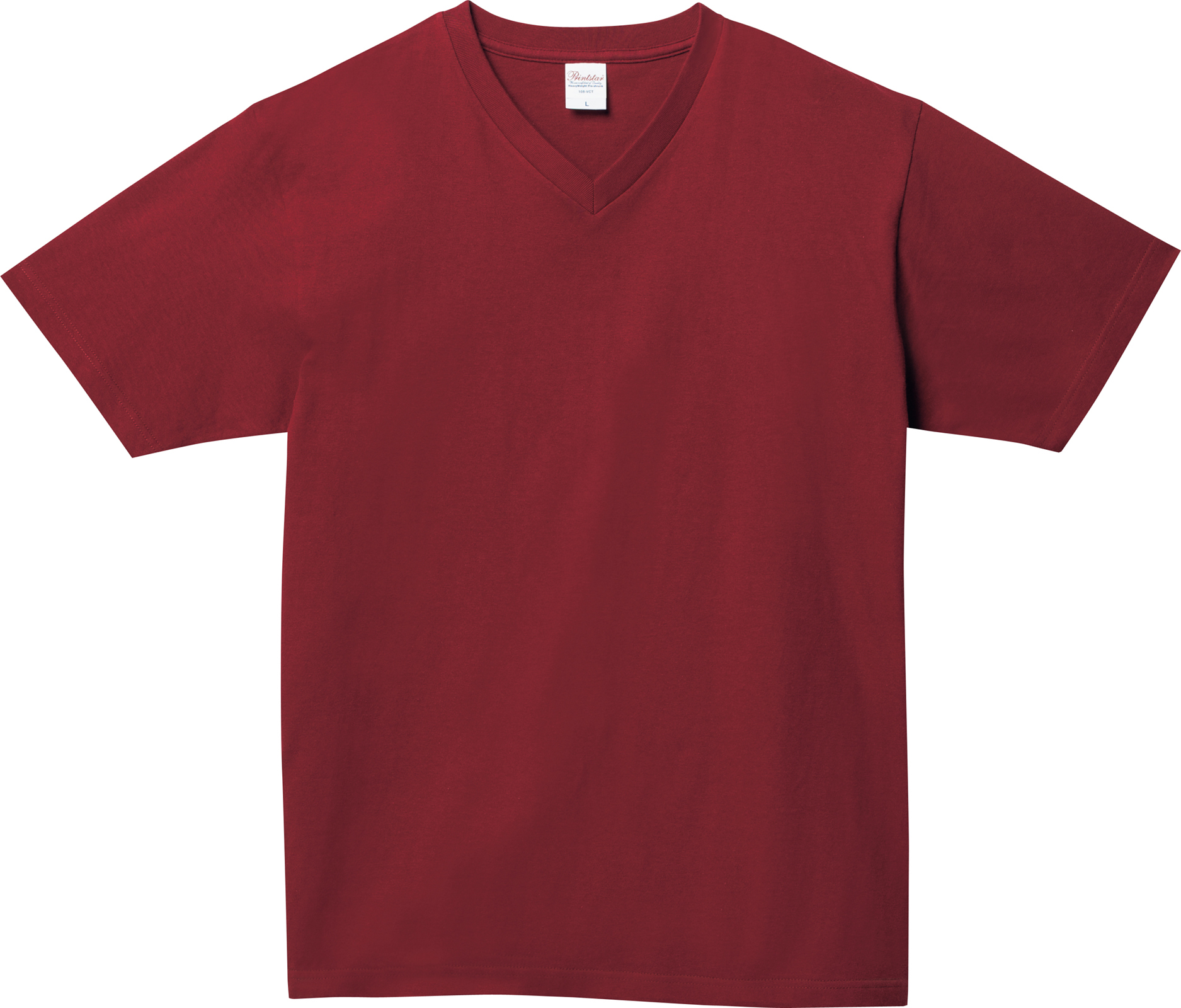 preTTy 00108-VCT 5.6oz VネックTシャツ（00108-VCT）の生地感（生地感）｜素材:綿100%｜5.6oz（190g/㎡）