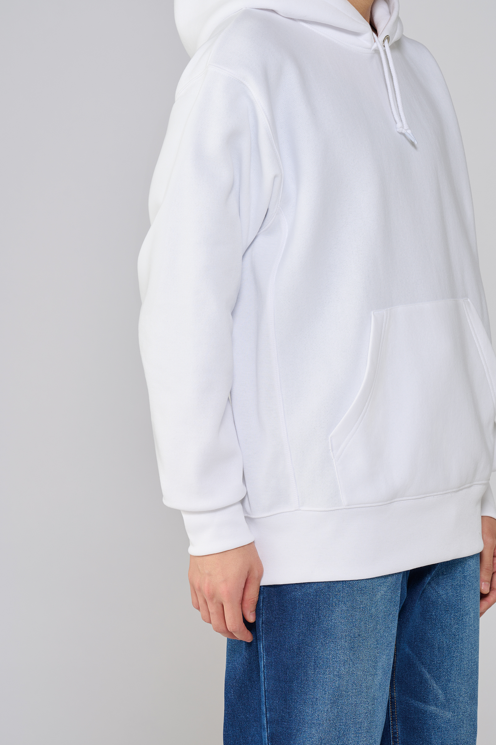 preTTy sweat-heavy-hoodie-00228（00228-FVH）の生地感（生地感）｜素材:綿100%｜12.0oz（405g/㎡）