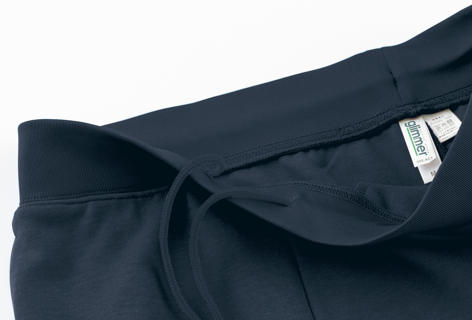 preTTy sweat-dry-pants-00343（00343-ASP）の生地感（生地感）｜素材:ポリエステル80%・綿20%｜7.7oz（260g/㎡）